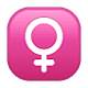 Emoji ♀️ Simbolo Genere Femminile su WhatsApp 2.19.7.