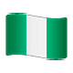 Émoji 🇳🇬 Drapeau : Nigéria sur WhatsApp 2.19.7.