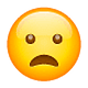 😦 Emoji Cara Con El Ceño Fruncido Y La Boca Abierta en WhatsApp 2.19.7.