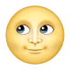 🌝 Emoji Rosto Da Lua Cheia na WhatsApp 2.19.7.