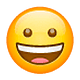 😀 Emoji grinsendes Gesicht WhatsApp 2.19.7.