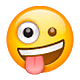 Emoji 🤪 Faccina Impazzita su WhatsApp 2.19.7.