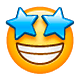 🤩 Emoji Cara Sonriendo Con Estrellas en WhatsApp 2.19.7.