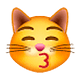 😽 Emoji Gato Besando en WhatsApp 2.19.7.