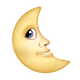 Emoji 🌜 Faccina Ultimo Quarto Di Luna su WhatsApp 2.19.7.