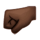 🤛🏿 Emoji Punho Esquerdo: Pele Escura na WhatsApp 2.19.7.