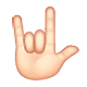 Emoji 🤟🏻 Gesto Ti Amo: Carnagione Chiara su WhatsApp 2.19.7.