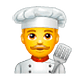 Emoji 👨‍🍳 Cuoco su WhatsApp 2.19.7.