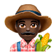 👨🏿‍🌾 Emoji Agricultor: Tono De Piel Oscuro en WhatsApp 2.19.7.