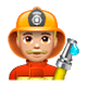 Émoji 👨🏼‍🚒 Pompier Homme : Peau Moyennement Claire sur WhatsApp 2.19.7.