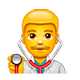 Emoji 👨‍⚕️ Operatore Sanitario su WhatsApp 2.19.7.