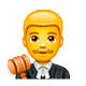 Emoji 👨‍⚖️ Giudice Uomo su WhatsApp 2.19.7.