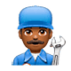 👨🏾‍🔧 Emoji Mechaniker: mitteldunkle Hautfarbe WhatsApp 2.19.7.
