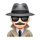 🕵🏻‍♂️ Emoji Detective Hombre: Tono De Piel Claro en WhatsApp 2.19.7.