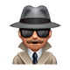 Emoji 🕵🏽‍♂️ Investigatore: Carnagione Olivastra su WhatsApp 2.19.7.