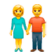 Emoji 👫 Uomo E Donna Che Si Tengono Per Mano su WhatsApp 2.19.7.