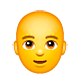 👨‍🦲 Emoji Mann: Glatze WhatsApp 2.19.7.