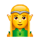 Emoji 🧝‍♂️ Elfo Uomo su WhatsApp 2.19.7.