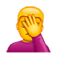 Emoji 🤦‍♂️ Uomo Esasperato su WhatsApp 2.19.7.