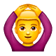 🙆‍♂️ Emoji Mann mit Händen auf dem Kopf WhatsApp 2.19.7.