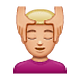 💆🏼‍♂️ Emoji Homem Recebendo Massagem Facial: Pele Morena Clara na WhatsApp 2.19.7.