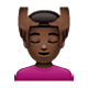 💆🏿‍♂️ Emoji Hombre Recibiendo Masaje: Tono De Piel Oscuro en WhatsApp 2.19.7.