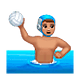 🤽🏽‍♂️ Emoji Homem Jogando Polo Aquático: Pele Morena na WhatsApp 2.19.7.