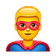 Emoji 🦸‍♂️ Supereroe Uomo su WhatsApp 2.19.7.