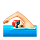 Emoji 🏊🏻‍♂️ Nuotatore: Carnagione Chiara su WhatsApp 2.19.7.