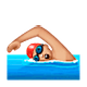 Emoji 🏊🏼‍♂️ Nuotatore: Carnagione Abbastanza Chiara su WhatsApp 2.19.7.