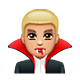 🧛🏼‍♂️ Emoji Vampiro Hombre: Tono De Piel Claro Medio en WhatsApp 2.19.7.