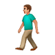 🚶🏽‍♂️ Emoji Hombre Caminando: Tono De Piel Medio en WhatsApp 2.19.7.