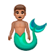 🧜🏽‍♂️ Emoji Sirena Hombre: Tono De Piel Medio en WhatsApp 2.19.7.