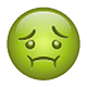 Emoji 🤢 Faccina Nauseata su WhatsApp 2.19.7.