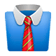 Émoji 👔 Cravate sur WhatsApp 2.19.7.