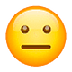 Emoji 😐 Faccina Neutra su WhatsApp 2.19.7.