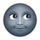 🌚 Emoji Rosto Da Lua Nova na WhatsApp 2.19.7.
