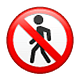🚷 Emoji Prohibido El Paso De Peatones en WhatsApp 2.19.7.