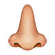👃🏼 Emoji Nase: mittelhelle Hautfarbe WhatsApp 2.19.7.