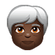 Emoji 🧓🏿 Adulto Anziano: Carnagione Scura su WhatsApp 2.19.7.