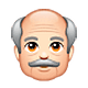Emoji 👴🏻 Uomo Anziano: Carnagione Chiara su WhatsApp 2.19.7.