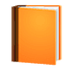 📙 Emoji orangefarbenes Buch WhatsApp 2.19.7.