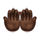 🤲🏿 Emoji Handflächen nach oben: dunkle Hautfarbe WhatsApp 2.19.7.