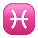 Emoji ♓ Segno Zodiacale Dei Pesci su WhatsApp 2.19.7.