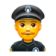 Emoji 👮 Agente Di Polizia su WhatsApp 2.19.7.