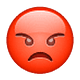 Emoji 😡 Broncio su WhatsApp 2.19.7.
