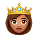 👸🏽 Emoji Princesa: Tono De Piel Medio en WhatsApp 2.19.7.