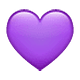 💜 Emoji Corazón Morado en WhatsApp 2.19.7.