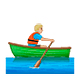 🚣🏼 Emoji Person im Ruderboot: mittelhelle Hautfarbe WhatsApp 2.19.7.