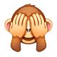 🙈 Emoji Mono Con Los Ojos Tapados en WhatsApp 2.19.7.